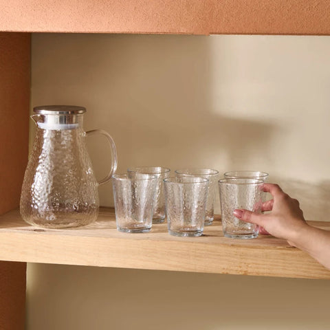 Ensemble de Verres Karaca Luminous 7 Pièces Transparent