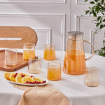 Karaca Serene Ensemble de 7 Verres, Ambre