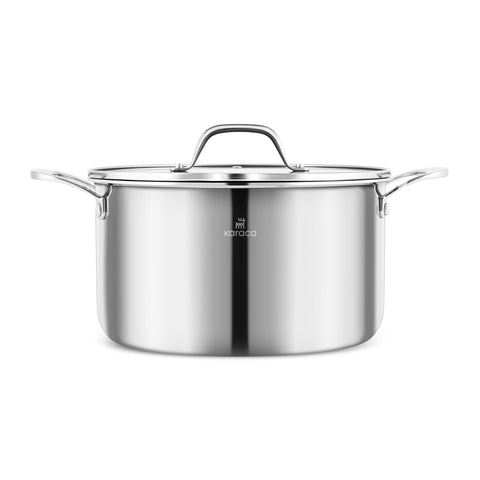 Karaca 3Ply, Batterie de Cuisine à Induction 7 pièces, Argentée