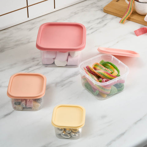 Karaca Dora Mini Ensemble de Contenants de Rangement 4 pièces