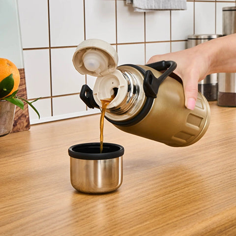Thermos étanche en acier inoxydable Karaca Adent 800 ml Gold