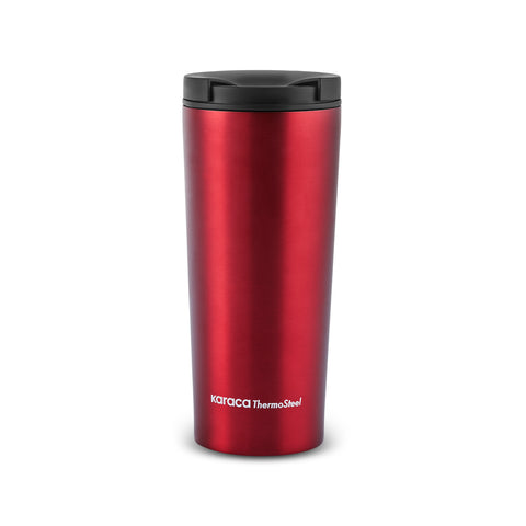 Karaca Sheeny Thermos Isotherme Étanche en Acier Inoxydable 450 ml – Rouge