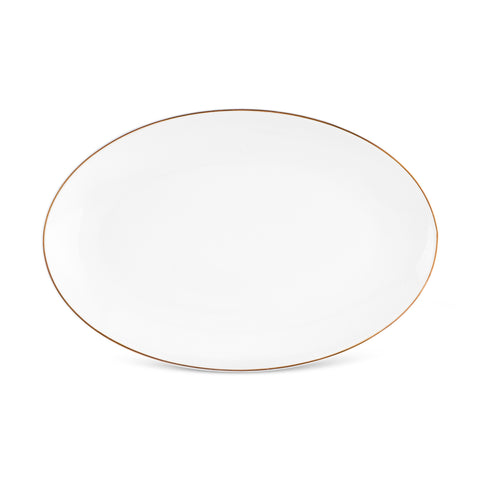 Karaca Elegance Bone Esbelto – Service de table Gold 53 pièces pour 12 personnes