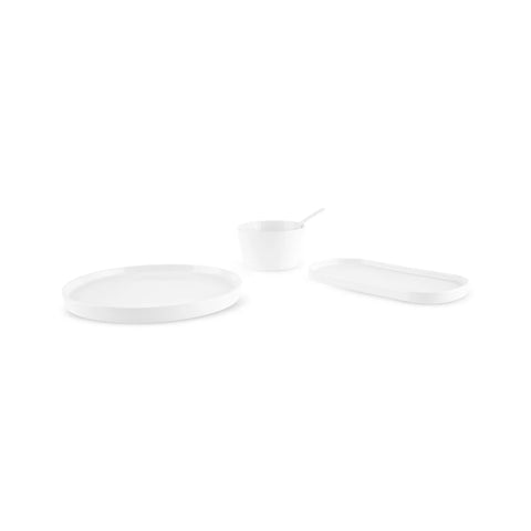 Karaca Forever Bone Bomo Service de Petit-Déjeuner 22 pièces pour 6 personnes