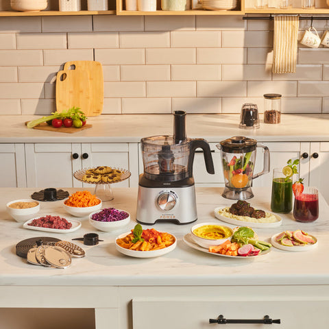 Karaca Mastermaid Power Multifunktionaler 10-in-1 Küchenroboter 2000W – Silber