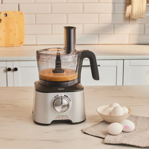 Karaca Mastermaid Power Multifunktionaler 10-in-1 Küchenroboter 2000W – Silber