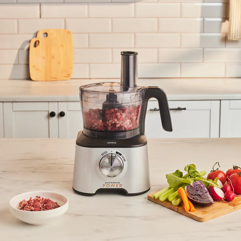 Karaca Mastermaid Power Multifunktionaler 10-in-1 Küchenroboter 2000W – Silber