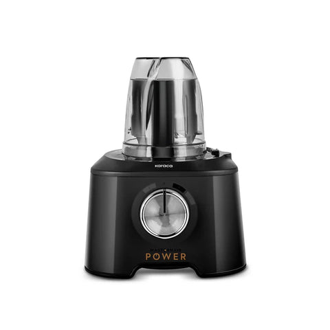 Robot de cuisine multifonction Karaca Mastermaid Power 10-en-1 – 2000 W – Noir