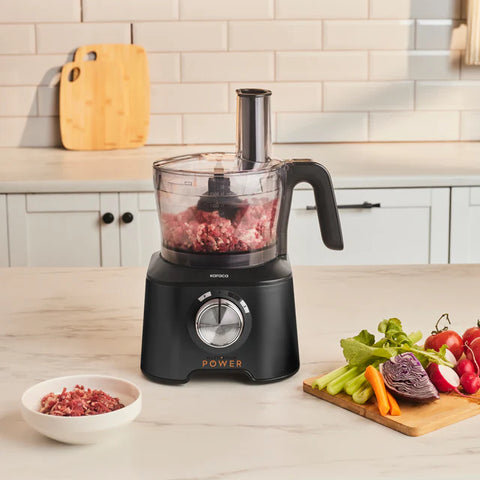 Robot de cuisine multifonction Karaca Mastermaid Power 10-en-1 – 2000 W – Noir