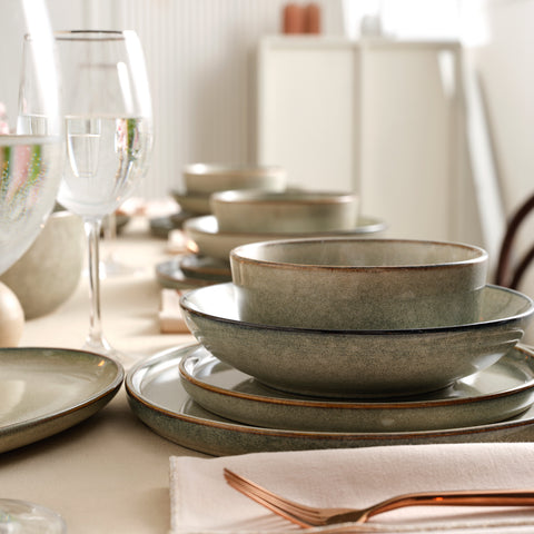 Karaca Earth Collection Skal Service de Table 55 Pièces pour 12 Personnes