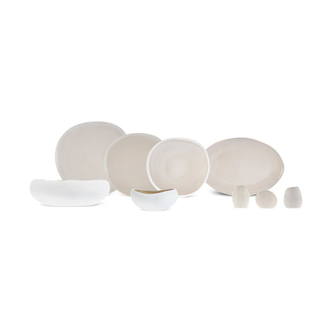 Karaca Earth Collection Cupid Ensemble de Vaisselle 55 Pièces pour 12 Personnes