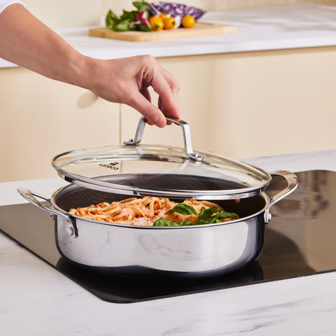 Ensemble de Casseroles Karaca Ceramica Steel 3Ply en Acier Inoxydable