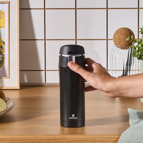 Karaca Pluton, Thermos, 350ML, Noir