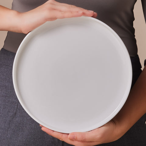 Karaca Stream Bone Meridian Service Petit-Déjeuner 34 Pièces pour 6 Personnes – Blanc