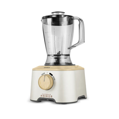 Robot de cuisine multifonction Karaca Mastermaid Power 10-en-1 – 2000 W – Wood Craft