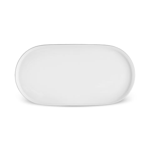Karaca Stream Bone Saturn – Service de table Platine 53 pièces pour 12 personnes