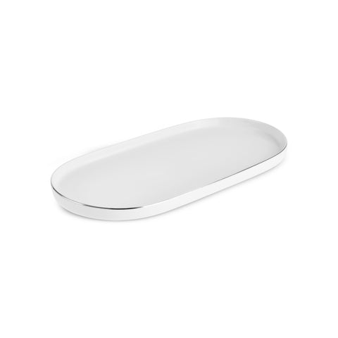 Karaca Stream Bone Saturn – Service de table Platine 53 pièces pour 12 personnes