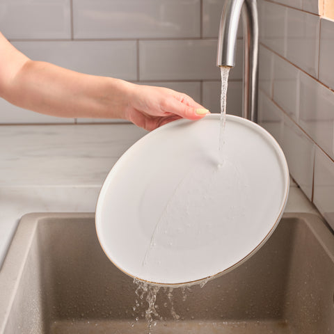 Karaca Stream Bone Saturn – Service de table Platine 53 pièces pour 12 personnes