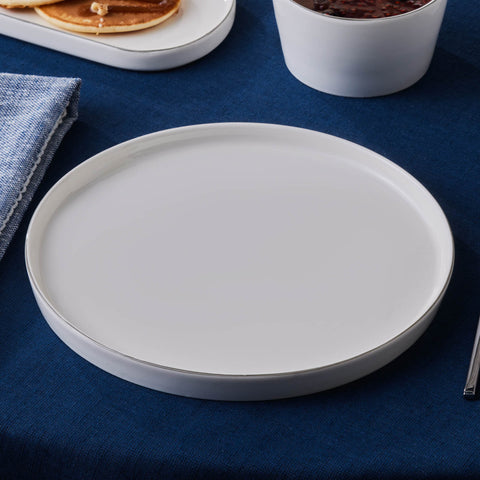 Karaca Forever Bone Bomo Service Petit-Déjeuner 22 Pièces pour 6 Personnes – Platine