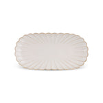 Karaca New Daisy Plat de service rectangulaire, 23 cm