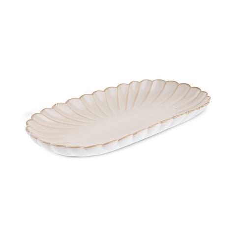 Karaca New Daisy Plat de service rectangulaire, 23 cm