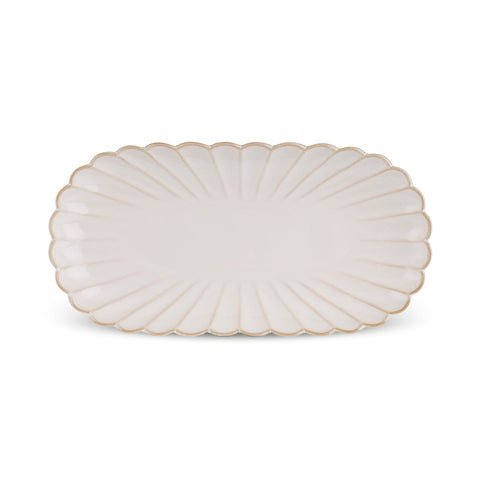 Karaca New Daisy Plat de service rectangulaire, 31 cm