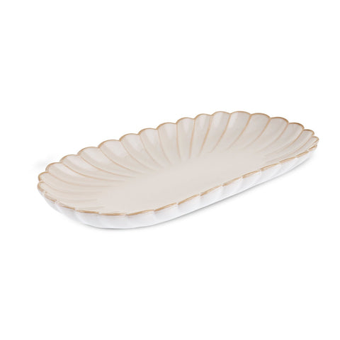Karaca New Daisy Plat de service rectangulaire, 31 cm