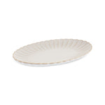 Karaca New Daisy Plat de service ovale, 30 cm