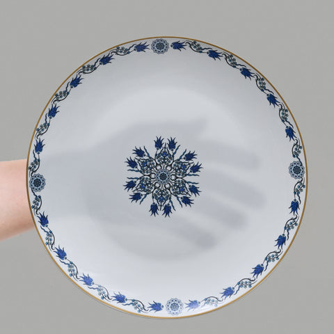 Karaca Bone China İznik Service 26 pièces pour 6 personnes, Multicolore