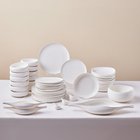 Karaca Earth Collection Clay Service de vaisselle 55 pièces pour 12 personnes