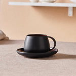 Karaca Earth Collection New Galactic Service à Thé 2 Pièces à Glaçure Réactive, 300 ml, Noir