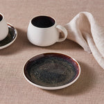 Karaca Earth Collection New Galactic Service à Thé 2 Pièces à Glaçure Réactive, 300 ml, Blanc