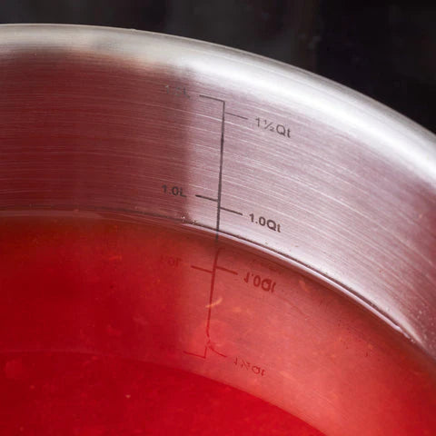 Casserole à induction en acier inoxydable Karaca Elite avec couvercle, 16 cm, argent