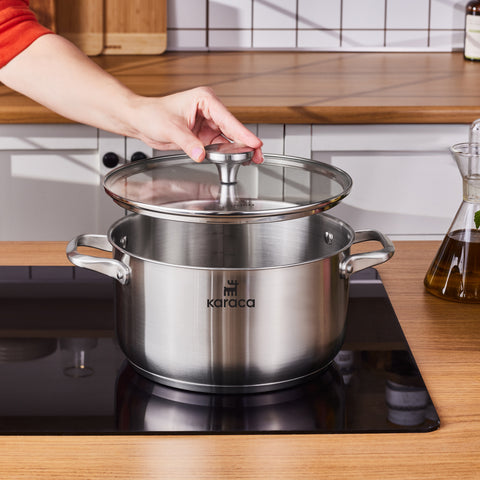 Karaca Elite, Casserole en Acier, 24cm
