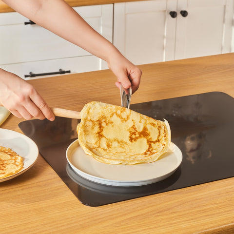 Karaca Swiss Crystal Almond Cream, Poêle à Crêpes, 25cm