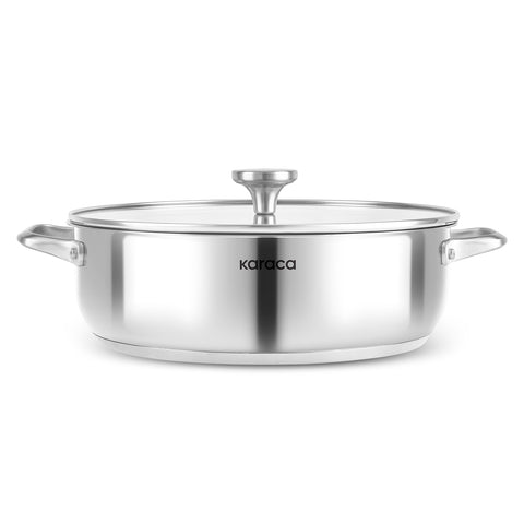 Karaca Elite, Casserole en Acier, 30cm, 6L