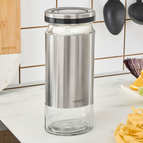 Karaca Stellum, bocal de conservation, 1210 ml, inox