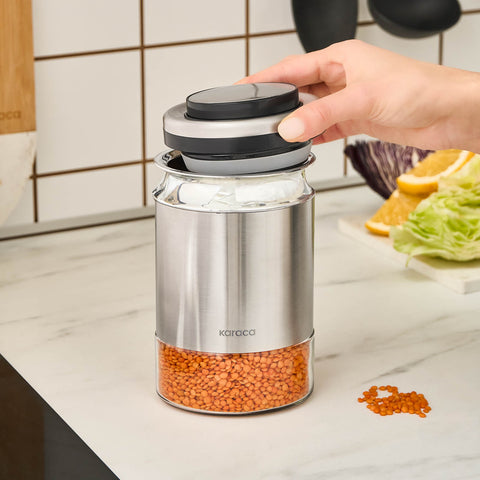 Karaca Stellum, bocal de conservation, 750 ml, inox