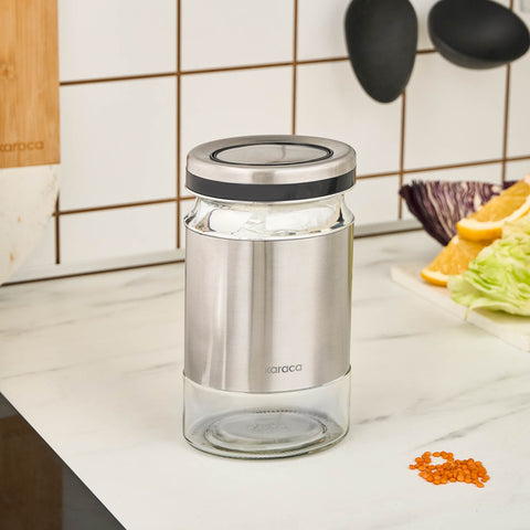 Karaca Stellum, bocal de conservation, 750 ml, inox
