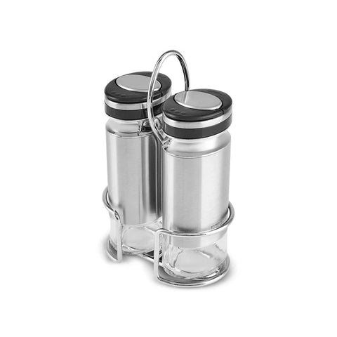 Karaca Stellum, Ensemble de 3 pièces Salière et Poivrière, Inox