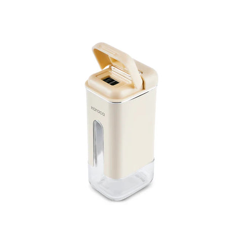 Karaca Luminous, Ensemble de 3 pièces Salière et Poivrière, Crème