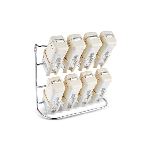 Karaca Luminous, Ensemble de pots à épices 9 pièces, Crème