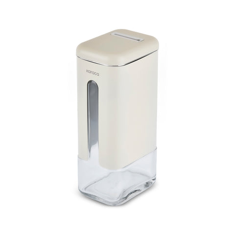 Karaca Luminous, bocal de conservation, 1210 ml, crème