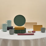 Karaca Forever Bone Monaco Service Petit-Déjeuner 28 Pièces Pour 6 Personnes