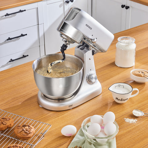 Karaca Multicast Plus Moulin à viande hachée / Saucisse / Kibbeh / Appareil à biscuits Pétrin Machine à pétrir la pâte Argent 5L
