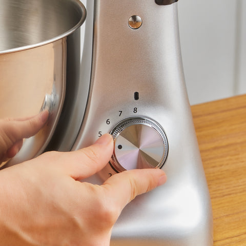 Karaca Multicast Plus Moulin à viande hachée / Saucisse / Kibbeh / Appareil à biscuits Pétrin Machine à pétrir la pâte Argent 5L
