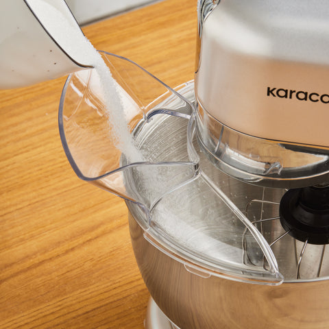 Karaca Multicast Plus Moulin à viande hachée / Saucisse / Kibbeh / Appareil à biscuits Pétrin Machine à pétrir la pâte Argent 5L