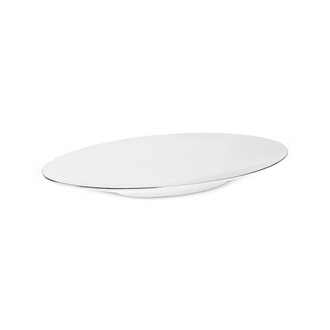 Karaca Fine Pearl Extra Chanak Service de Table 55 Pièces pour 12 Personnes Platine