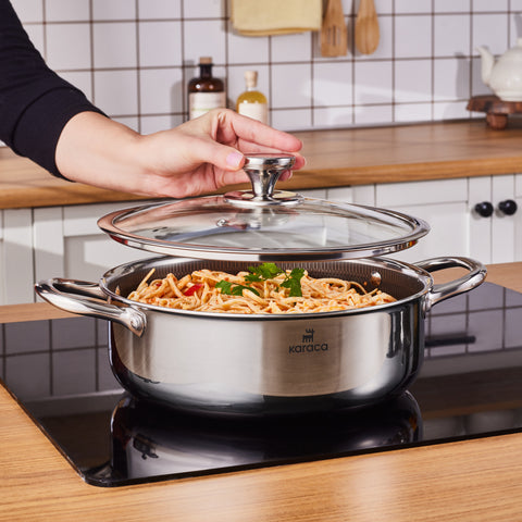 Karaca 3Ply, 7 Pièces Guardian Ensemble de Batterie de Cuisine, Induction