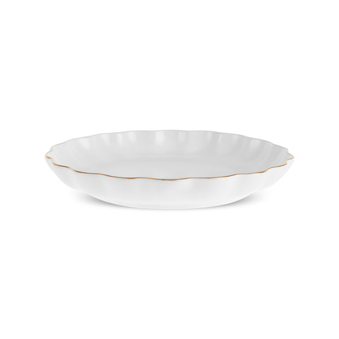 Karaca Fine Pearl Extra Shell Service de Table 55 pièces pour 12 personnes Or